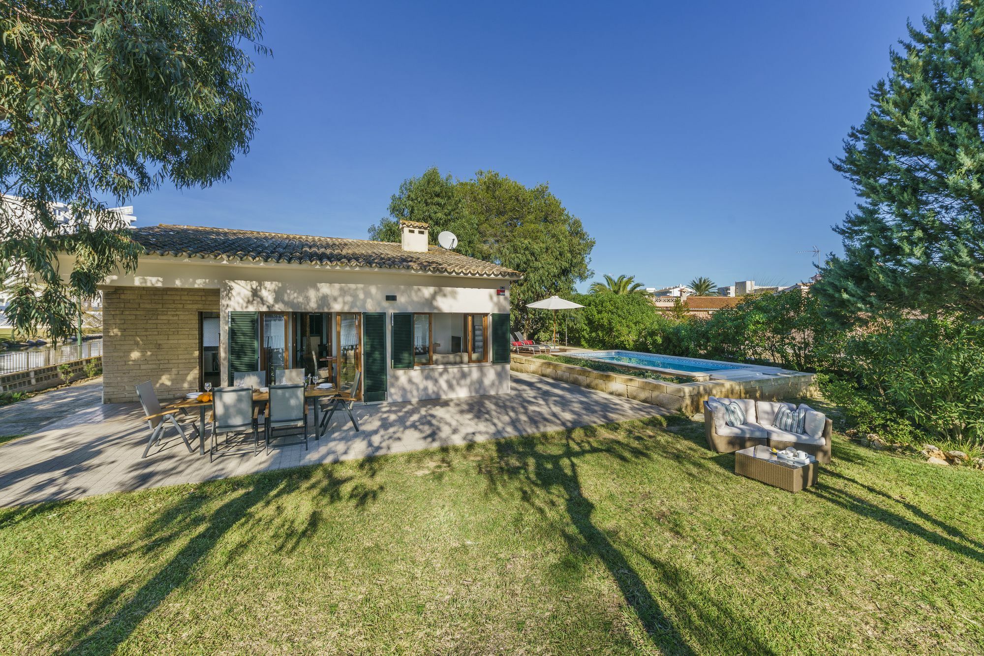 Villa Ficus Port de Alcudia  Bagian luar foto